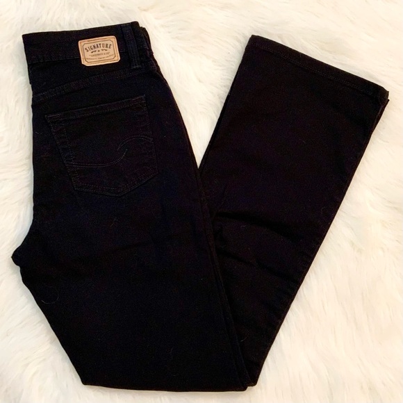 Levi’s Signature At Waist Bootcut Black Women's Jeans - Picture 3 of 11